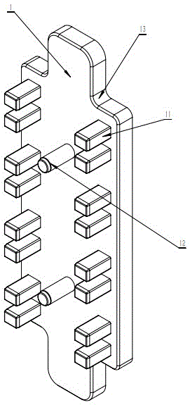 Injection molding device and technology for polymagnetic steel product