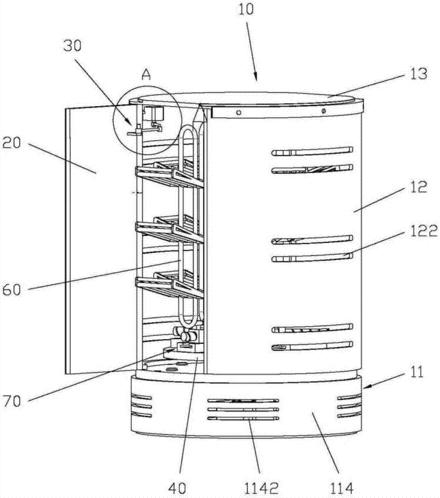 Three-dimensional multilayer intelligent shoe-storing cabinet