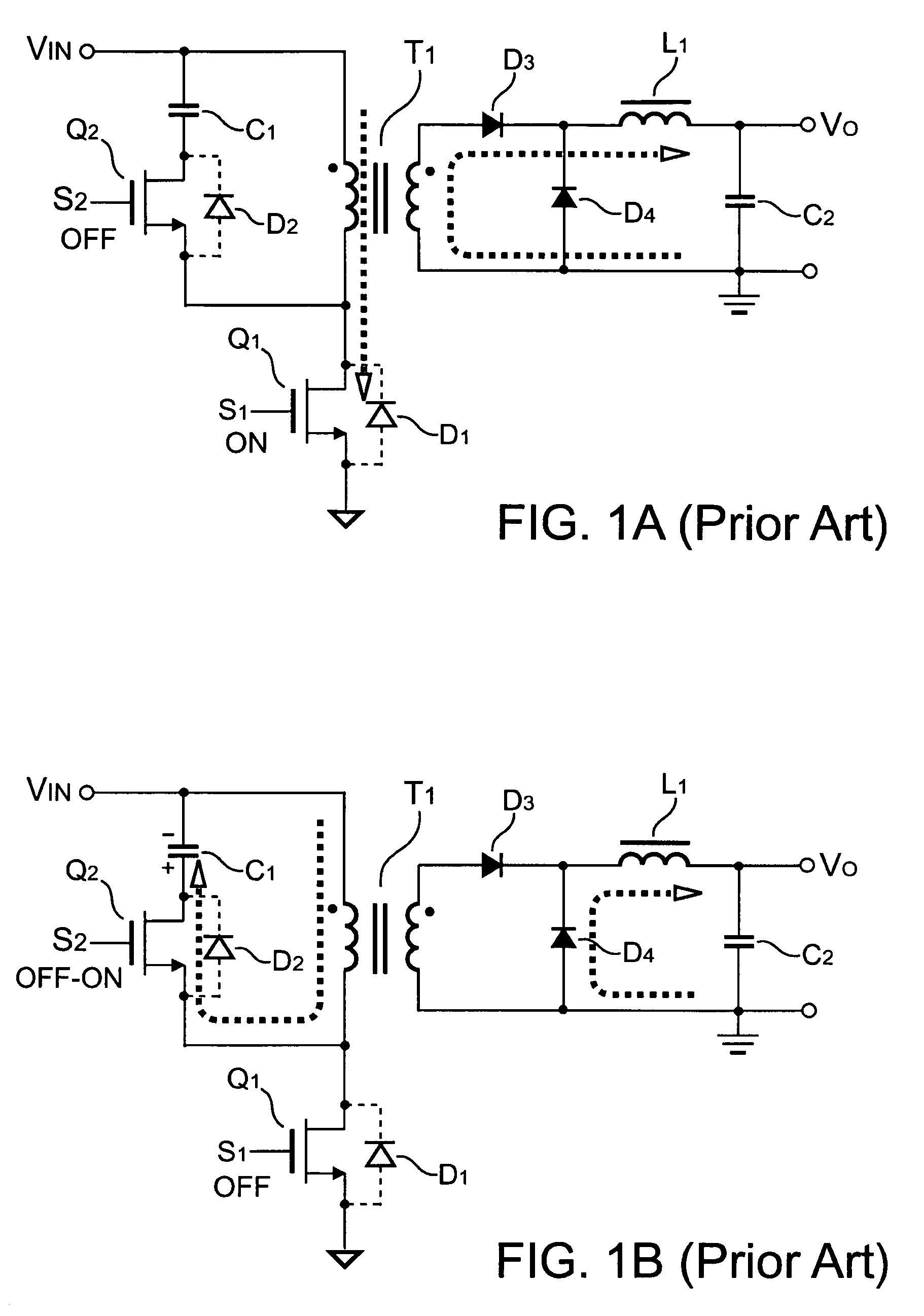 Soft-switching power converter having power saving circuit for light load operations