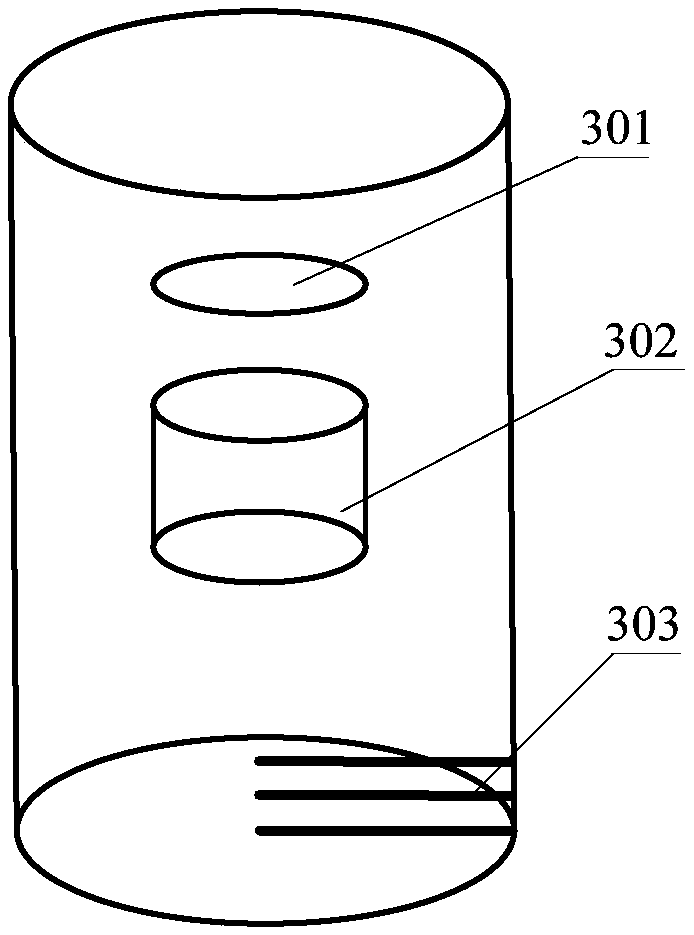 Rock core oil cleaning instrument