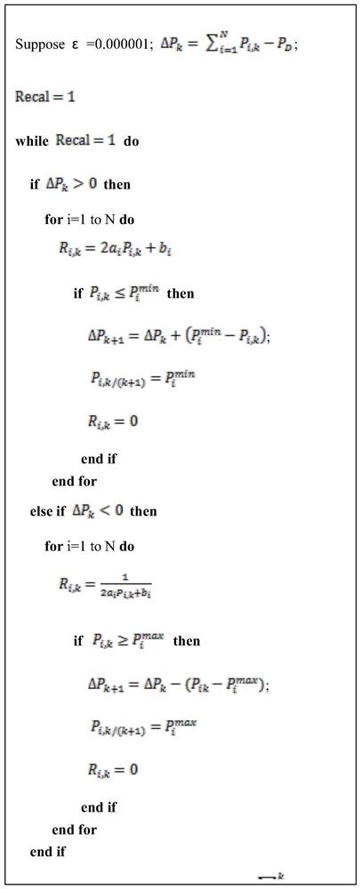 A Constraint Handling Method for Economic Dispatch