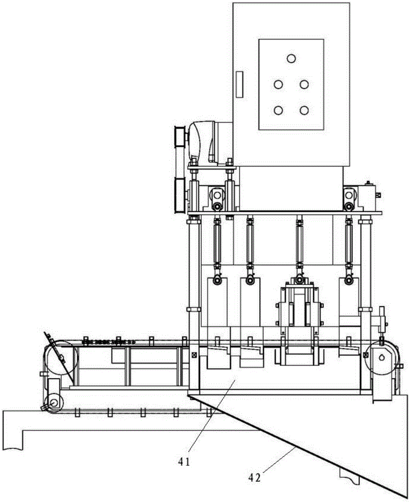 Chicken feet cutting machine