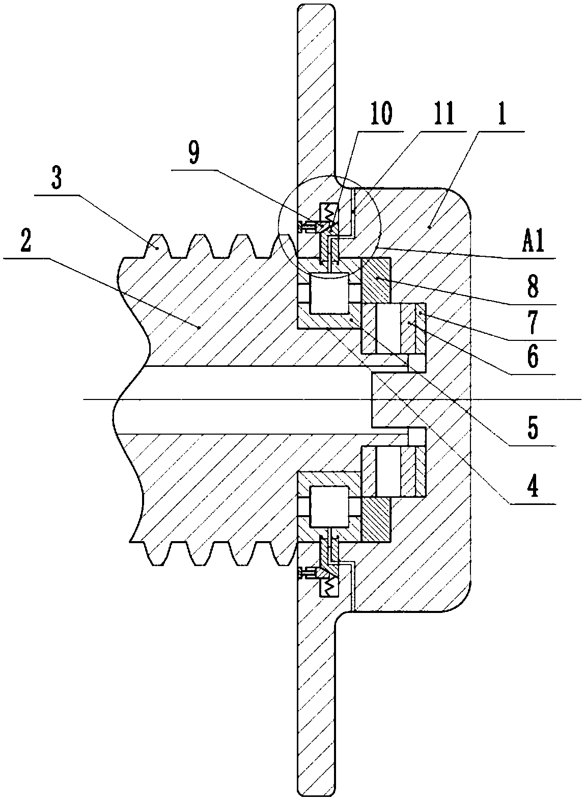 Rotary supporting frame for gearbox box cover and passivating production line