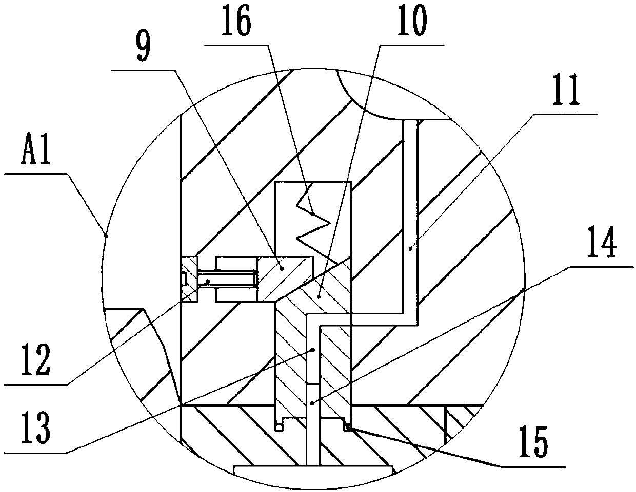 Rotary supporting frame for gearbox box cover and passivating production line