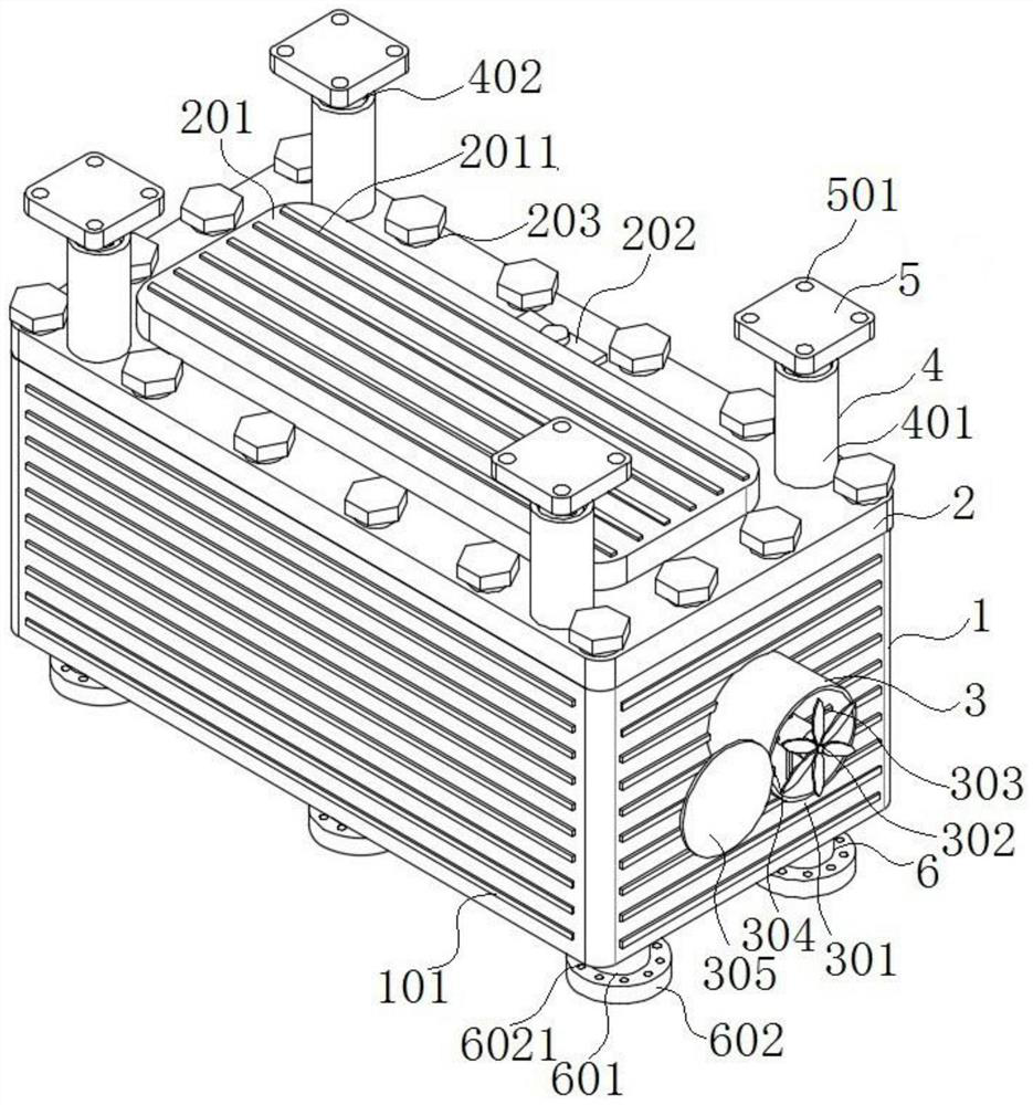 A high-strength explosion-proof and shock-proof battery for new energy vehicles