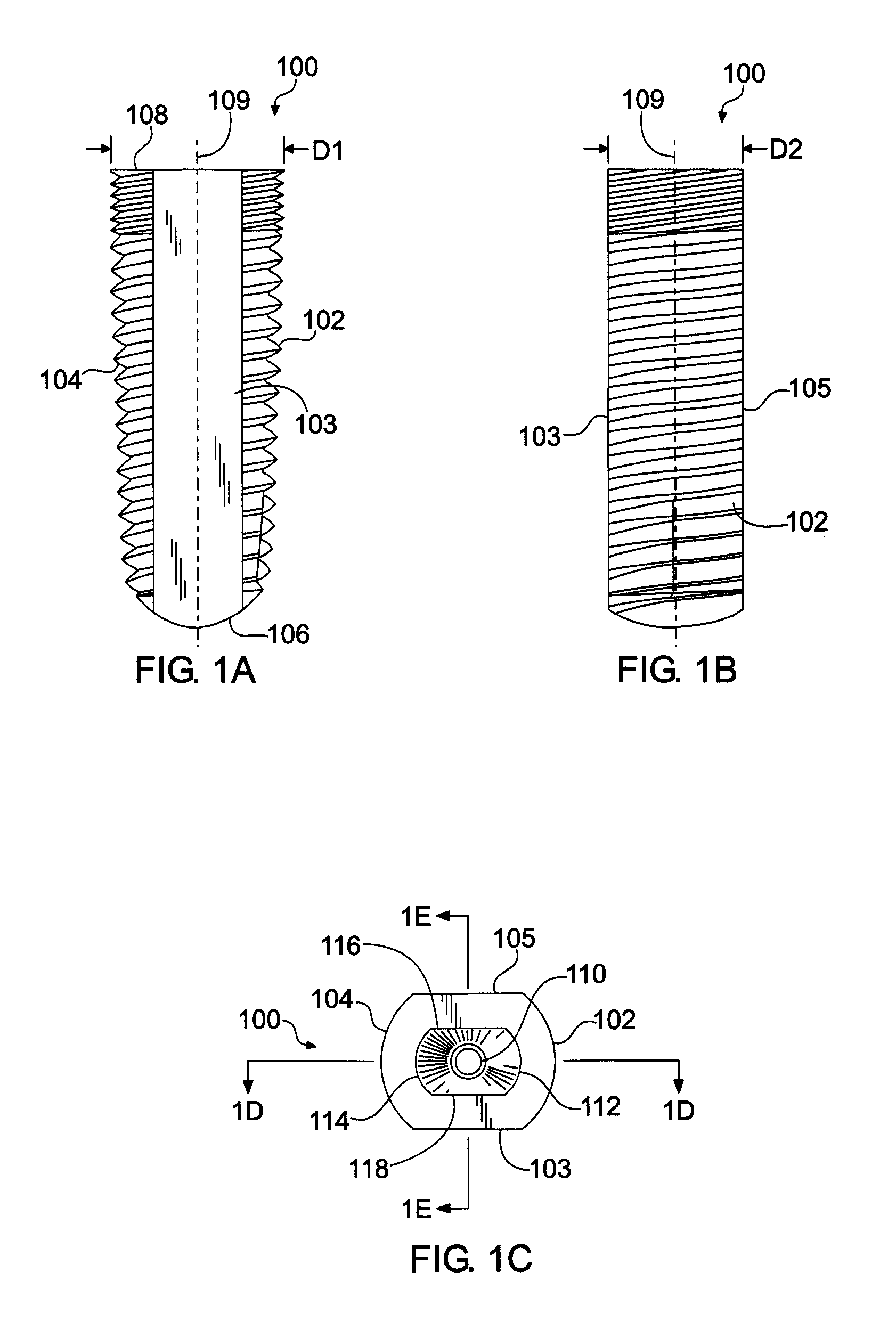 Endosseous dental implant and abutment for prevention of bone loss