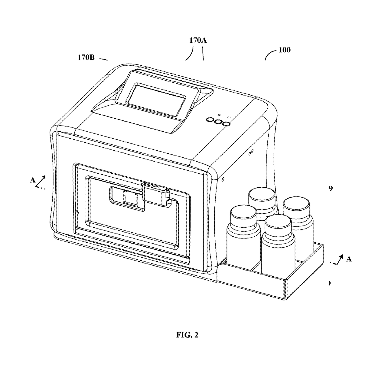 Portable device for purifying biological sample and a method thereof