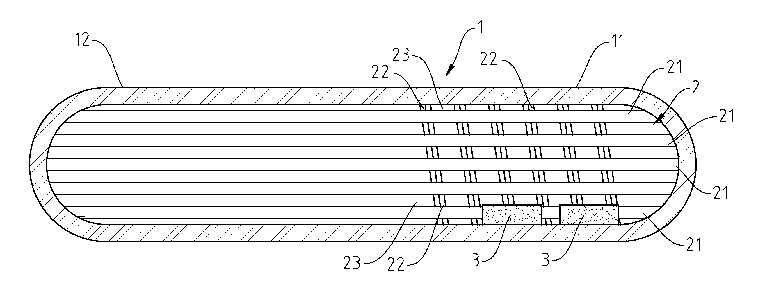 Heat pipe with a radial flow shunt design