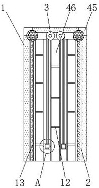 Building assembly type load-bearing double-row-hole concrete shear wall structure anti-seismic wallboard