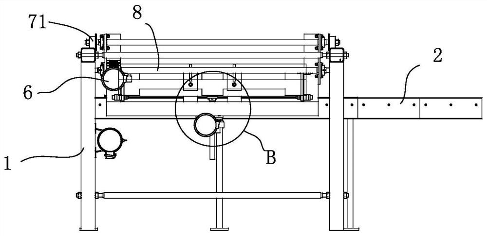 An intelligent device for palletizing pallets of bag unpacking machines