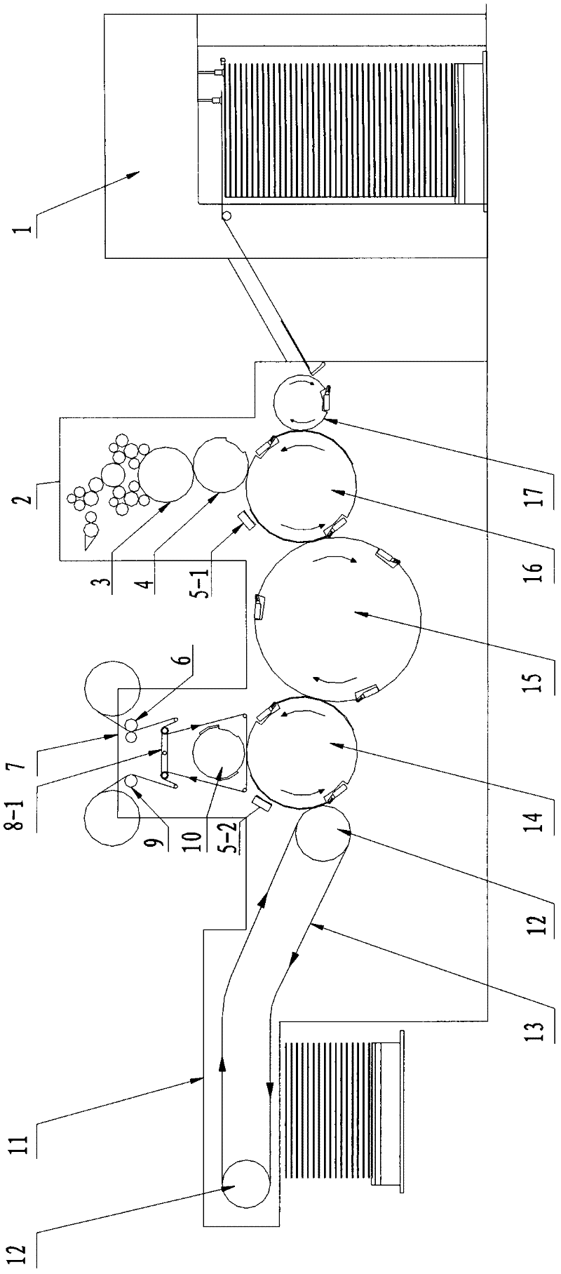 Single paper cold waving printing equipment and operation method thereof