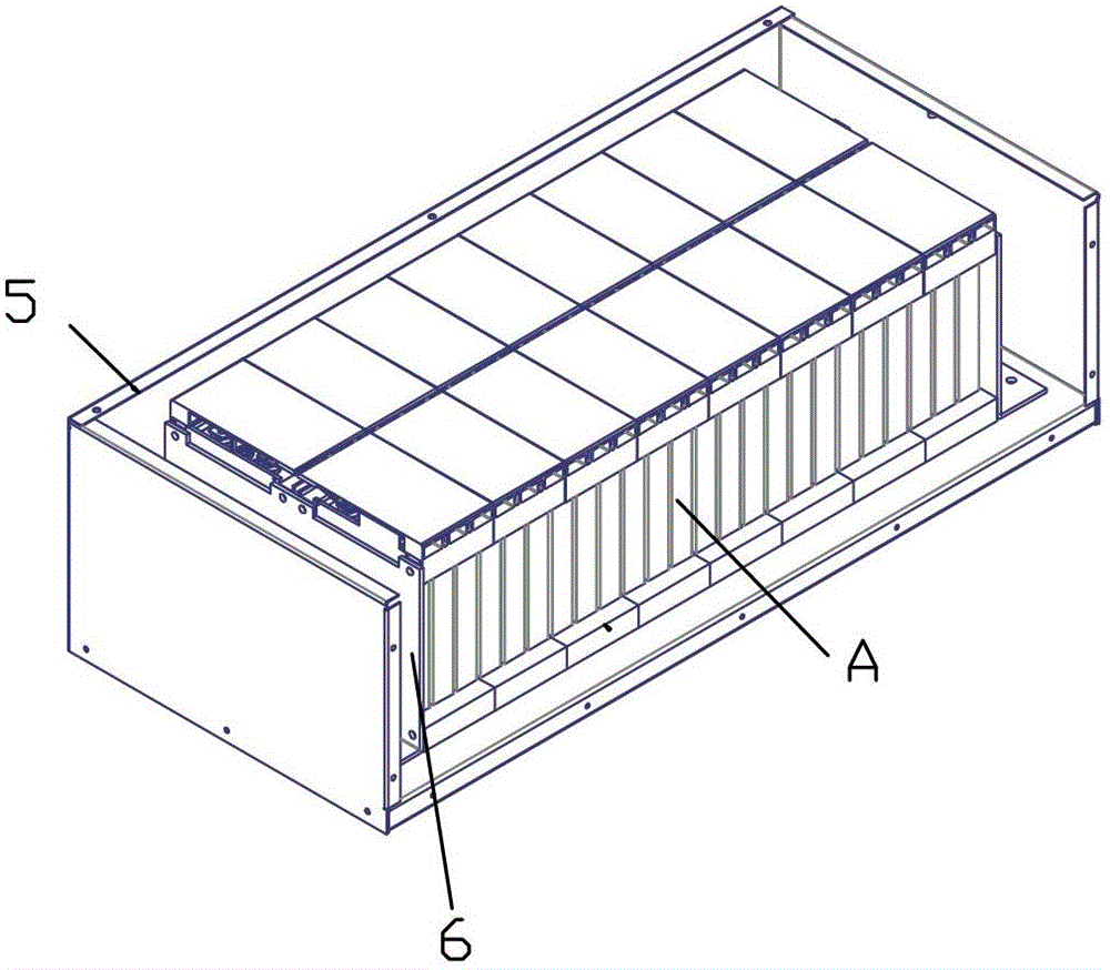 Box battery pack with insulation safety structure
