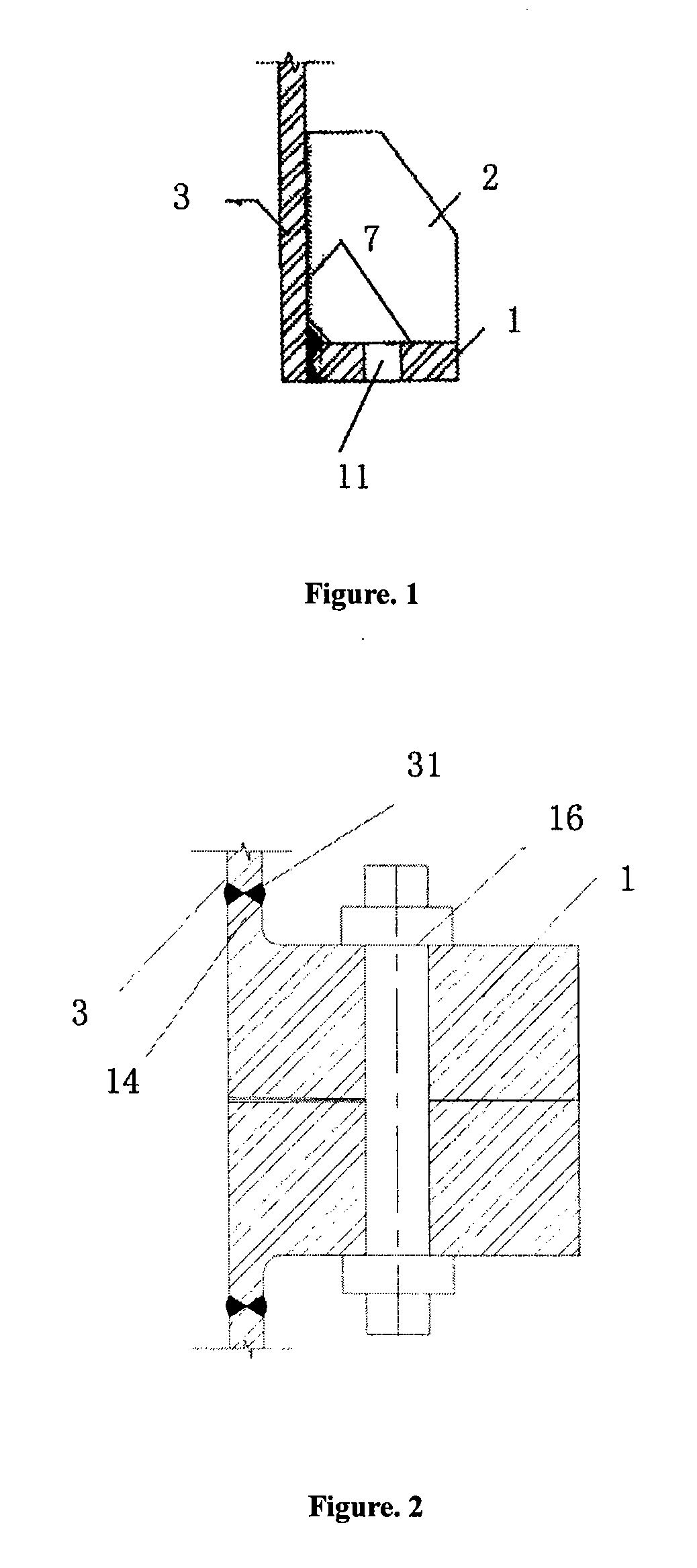 Flange assembly, a coupling flange and an assembly method tehreof