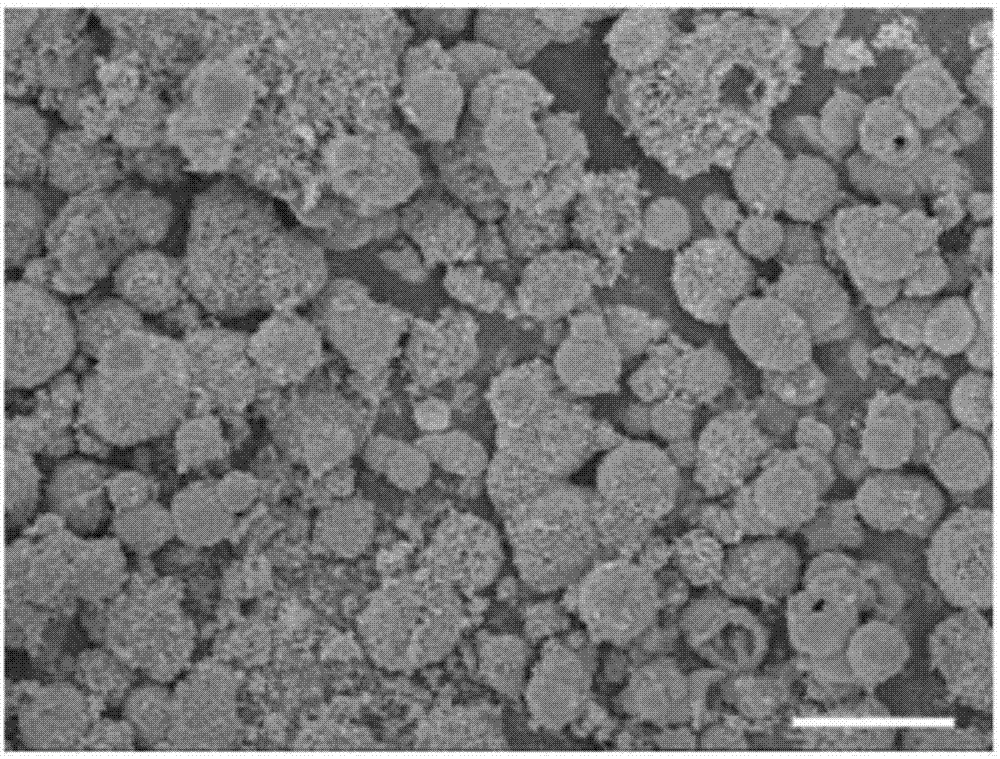 Preparation method of composite molybdate hollow microspheres and application thereof