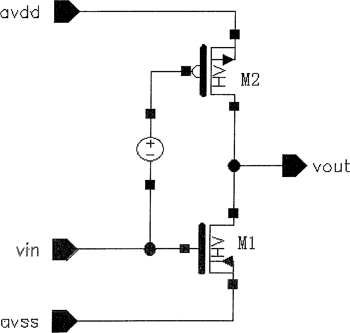 Output circuit of calculation amplifier