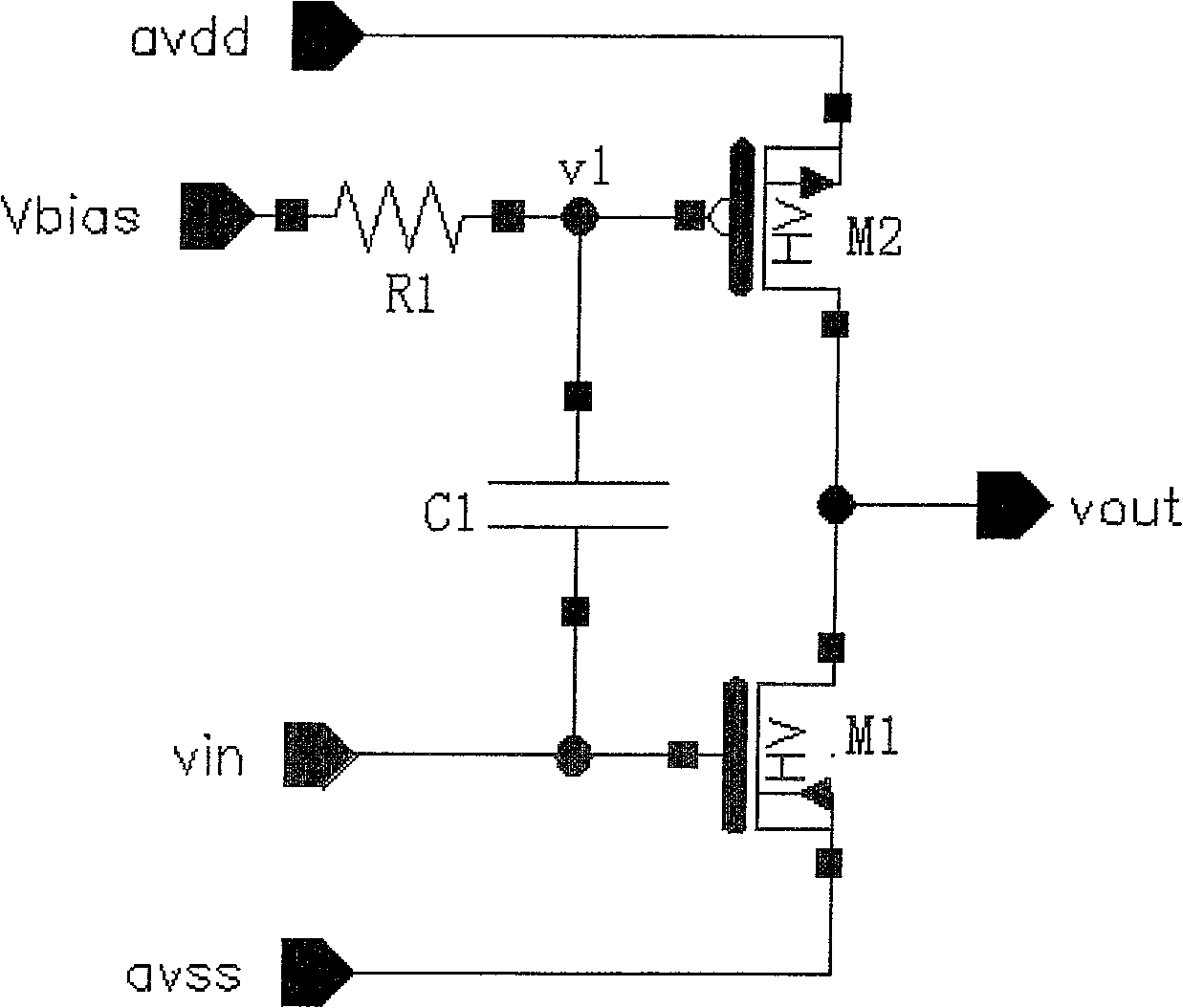 Output circuit of calculation amplifier