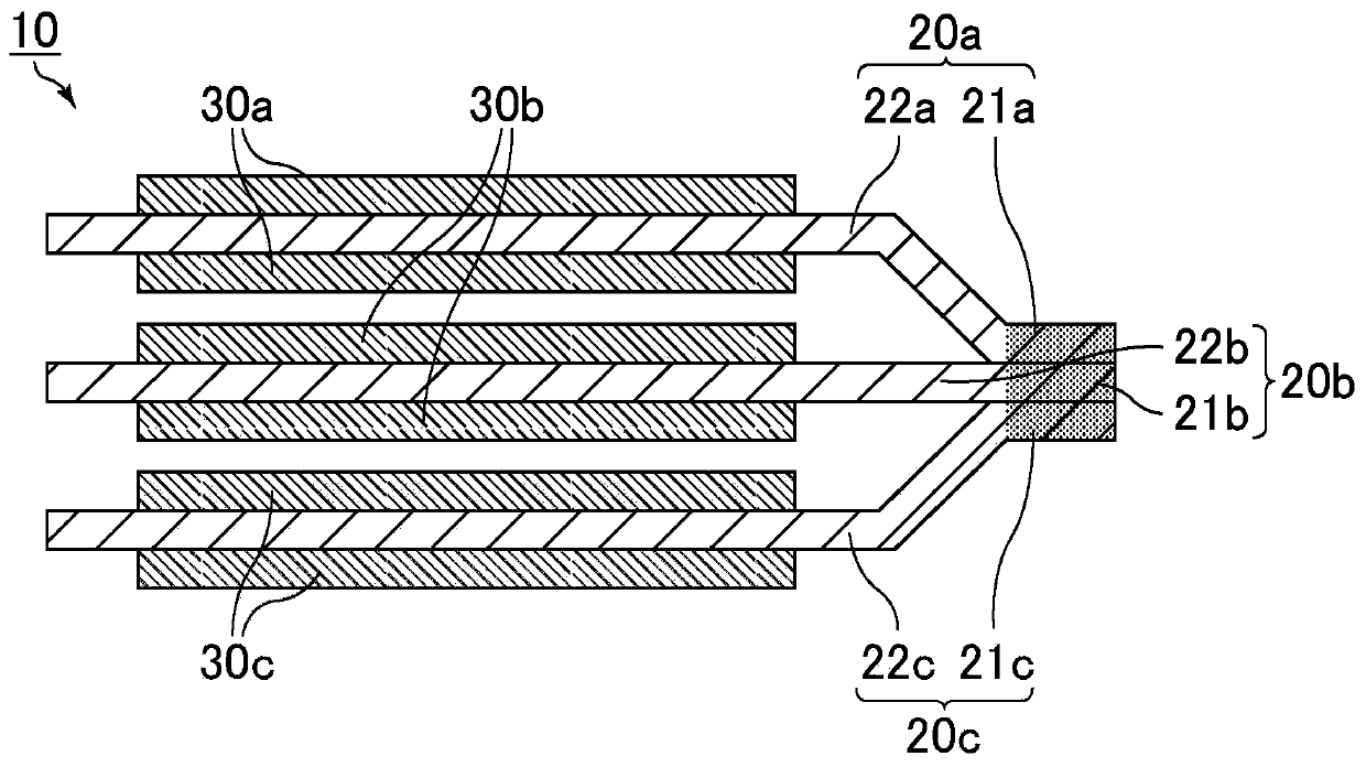 Electrode for power storage devices, power storage device, and method for producing electrode for power storage devices