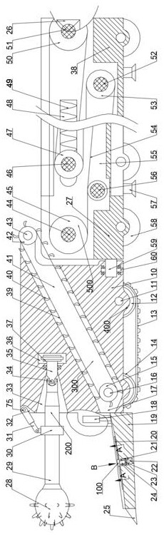 Coal mine working face tunneling crushed coal conveying equipment