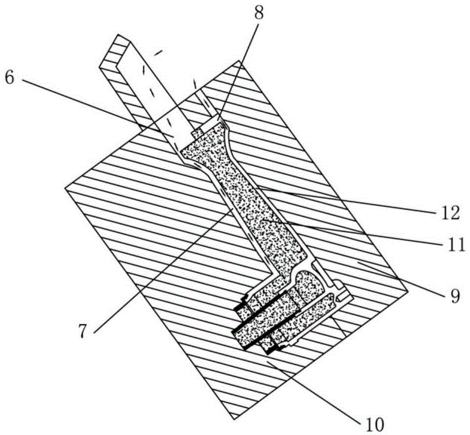 Gravity casting technology for alloying furnace end