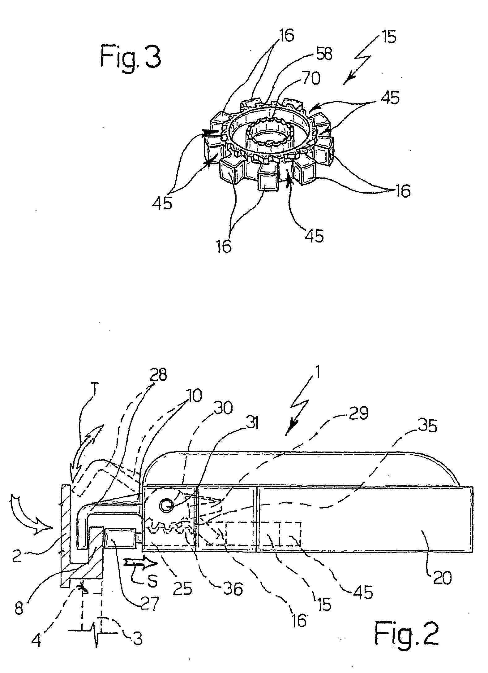 Blocking Device For the Door of a Pyrolitic Oven