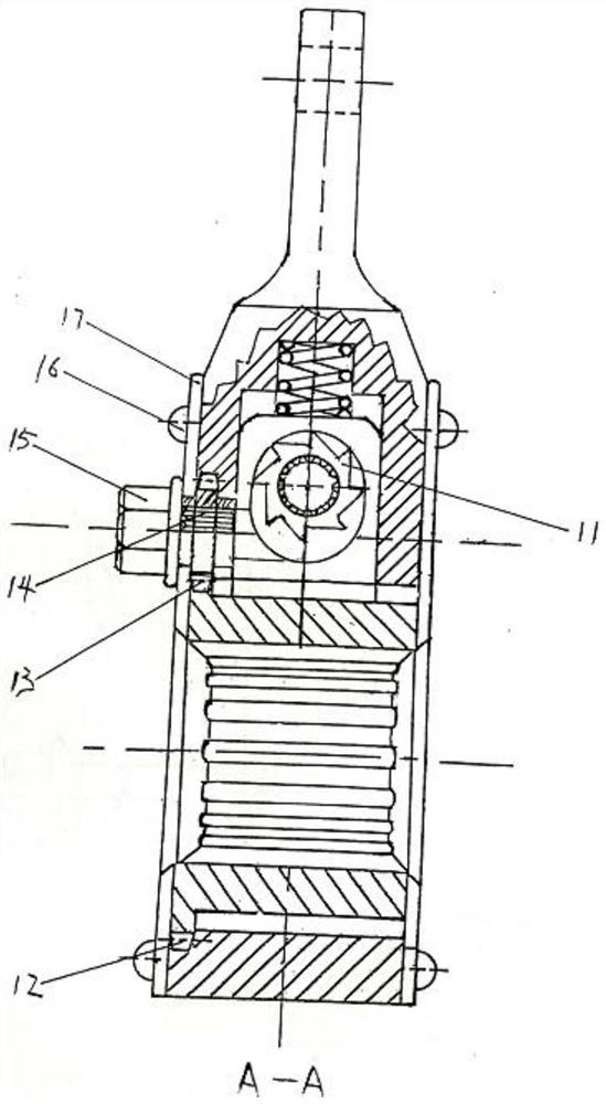 Novel automobile brake clearance adjusting arm device