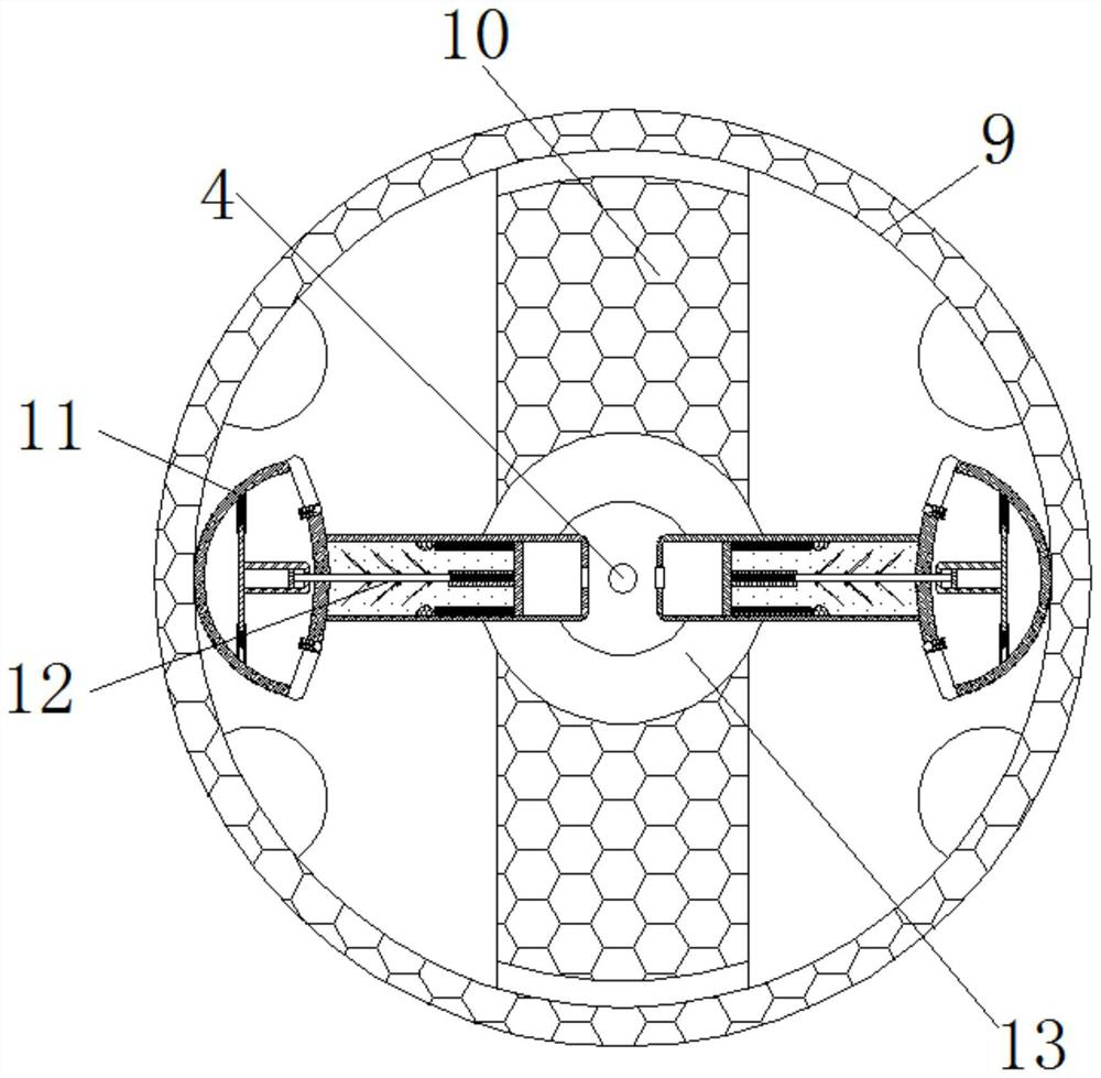 Efficient stirring and mixing device for building decoration painting materials