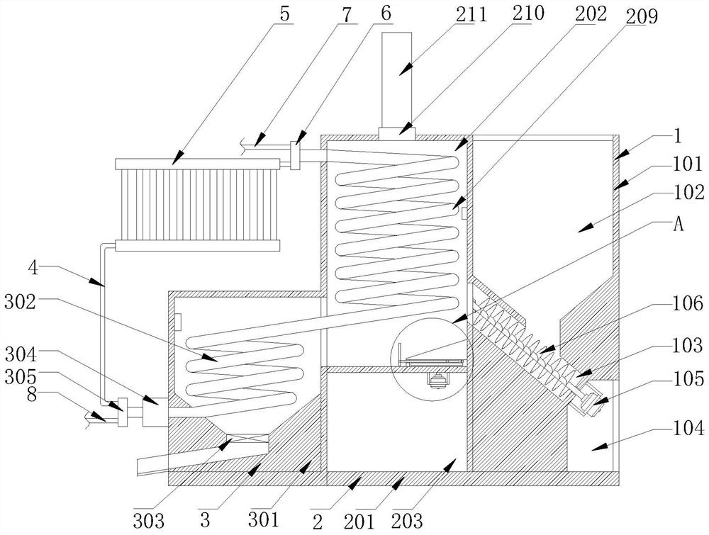 Heat exchange system for biomass heating