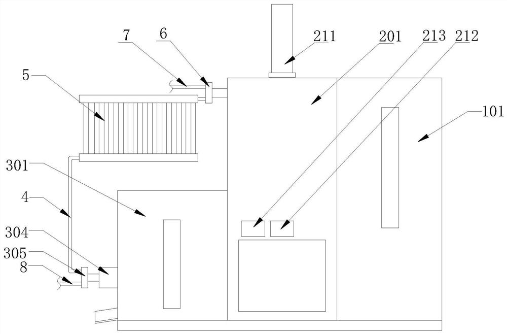 Heat exchange system for biomass heating