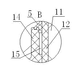 Online monitoring dry type cable terminal with composite external casing and on-site assembling method thereof
