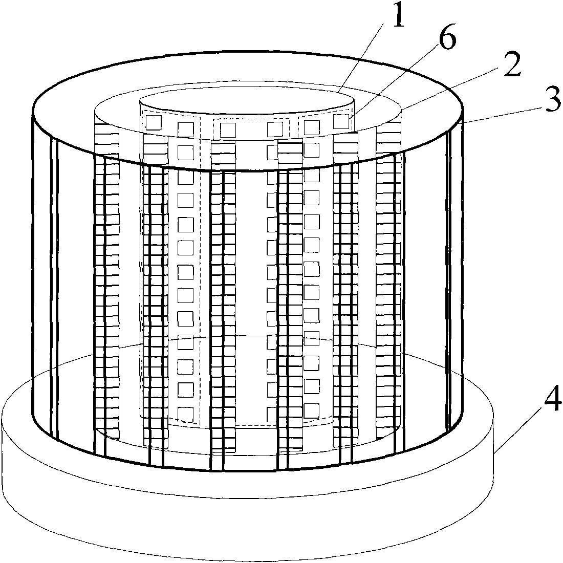 Pitching multi-view-based panorama viewing field three-dimensional display device