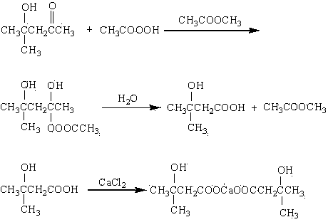 Preparation method of feed additive calcium beta-hydroxy-beta-methylbutyrate