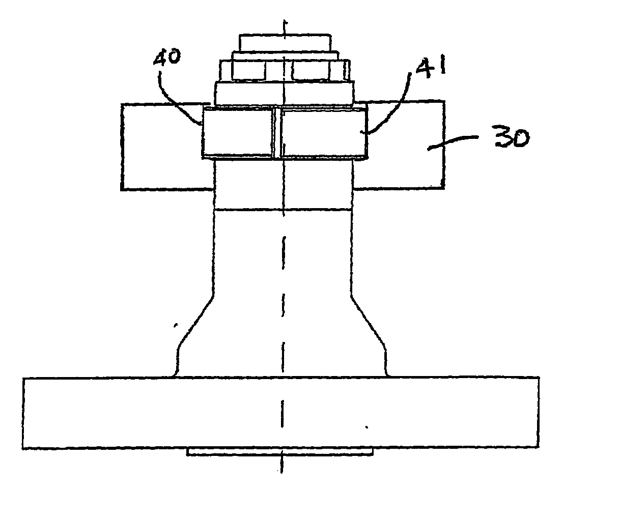 Method of providing a flanged connection