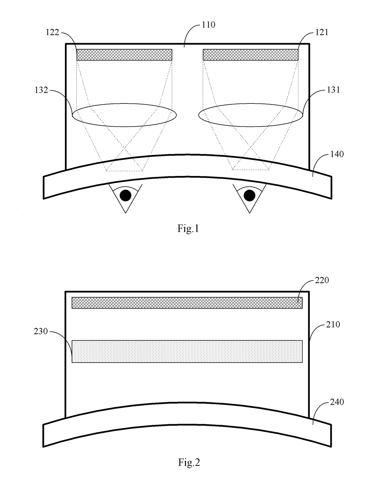 Virtual reality goggles and display method thereof