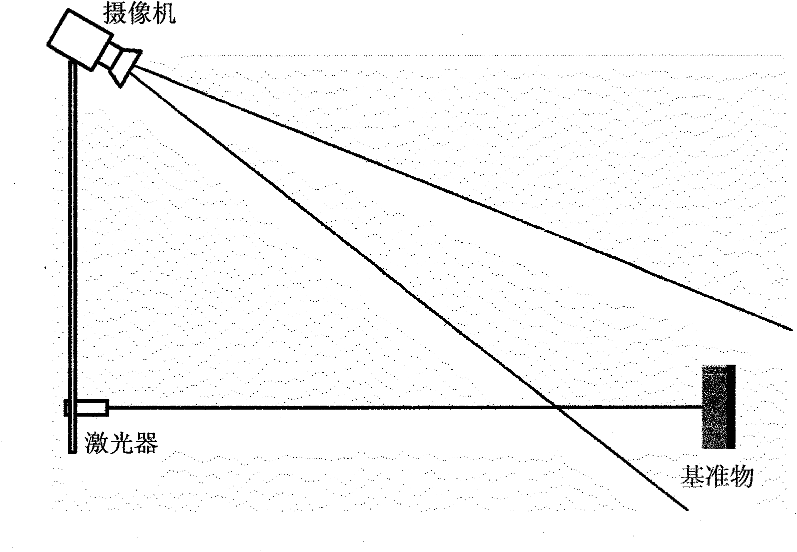 Laser image measurement based coal coke oven carbonization chamber position detection method