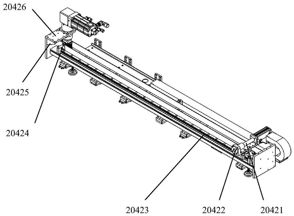 Full-automatic mechanical visual inspection device for parts