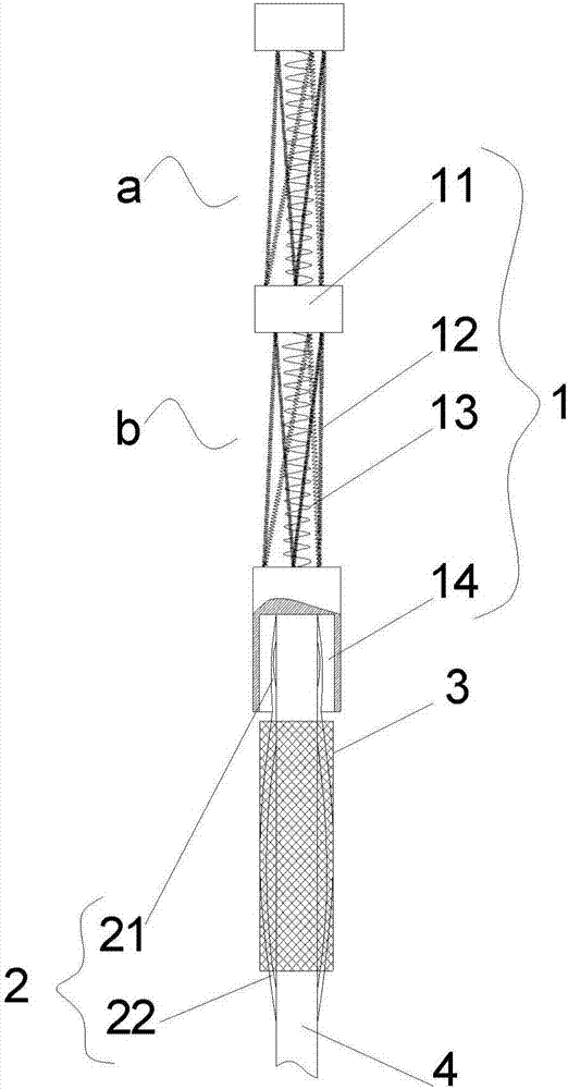 Intravascular stent system having guiding function and implantation method thereof