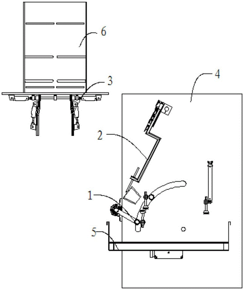 Automatic bag lifting and feeding mechanism for packaging bag