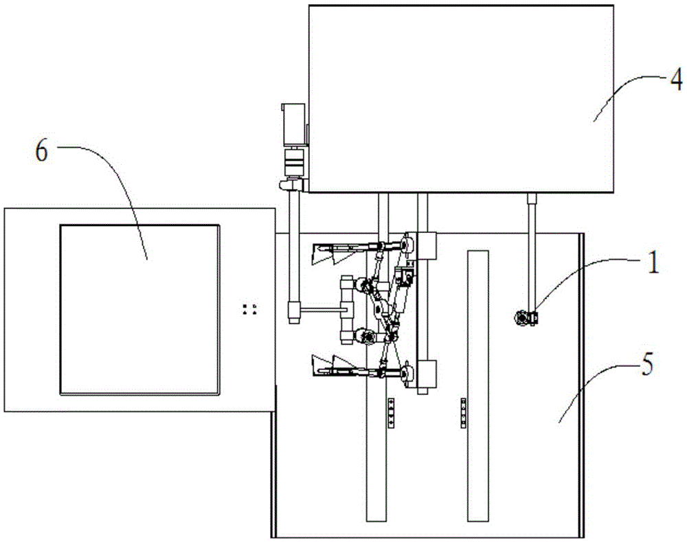 Automatic bag lifting and feeding mechanism for packaging bag