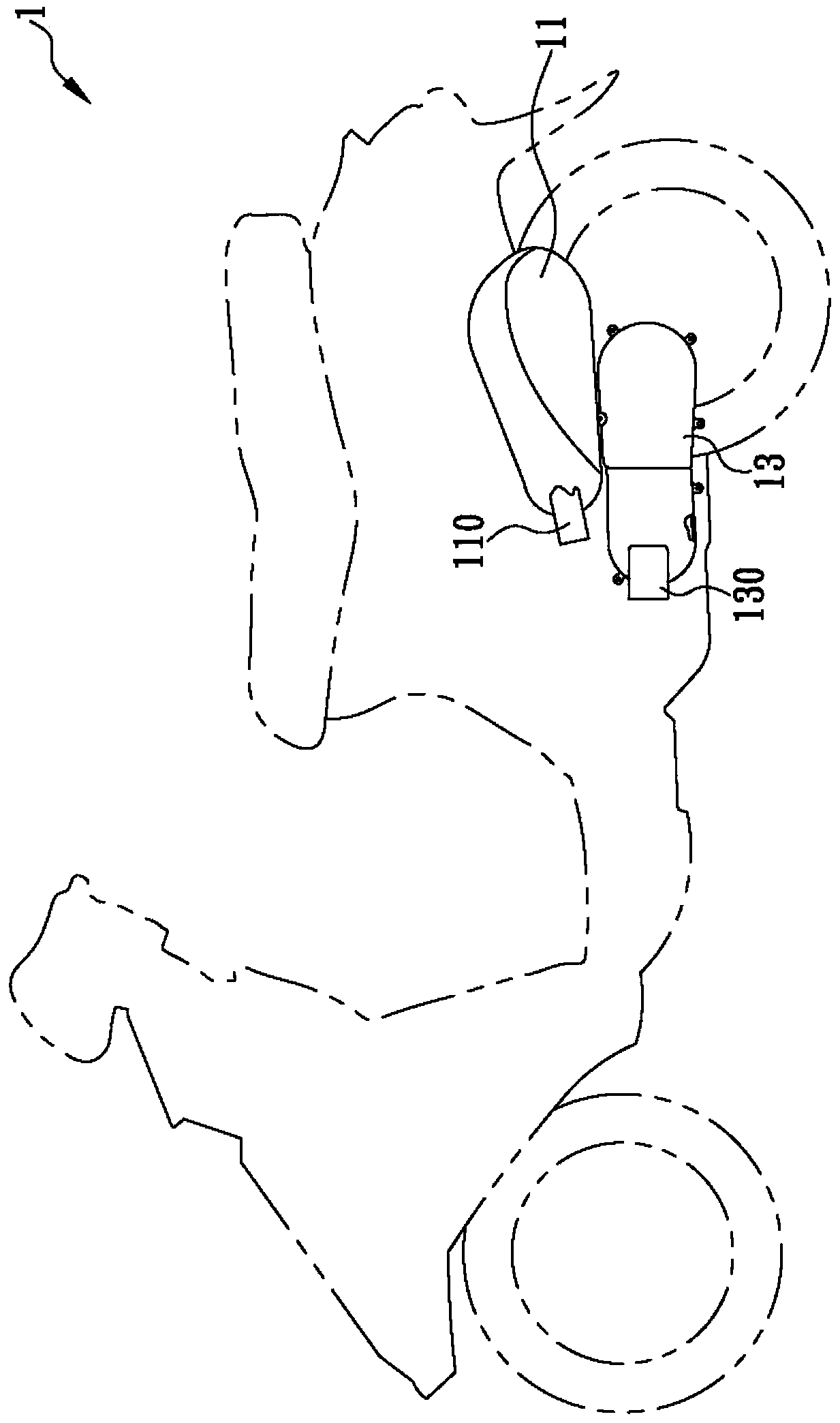 Intake structure of motorcycle with diversion function