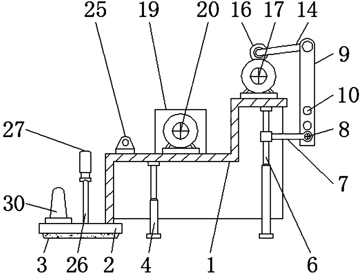 Sweater processing down pile making device capable of preventing wool from being disordered