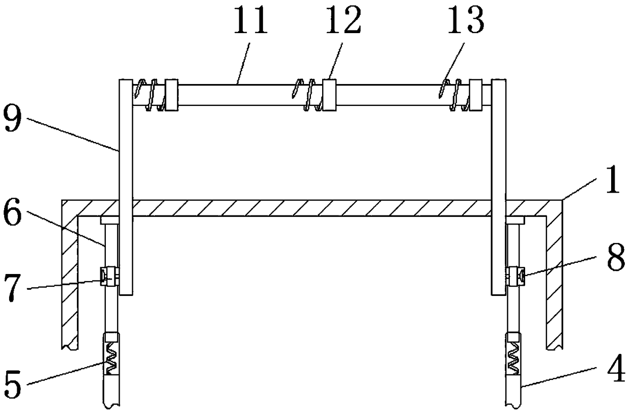 Sweater processing down pile making device capable of preventing wool from being disordered