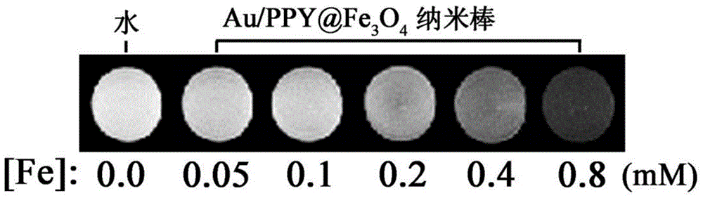 Preparation method of folic acid coupled gold nano-rod/polypyrrole/ferroferric oxide multifunctional composite nano diagnosis and treatment agent