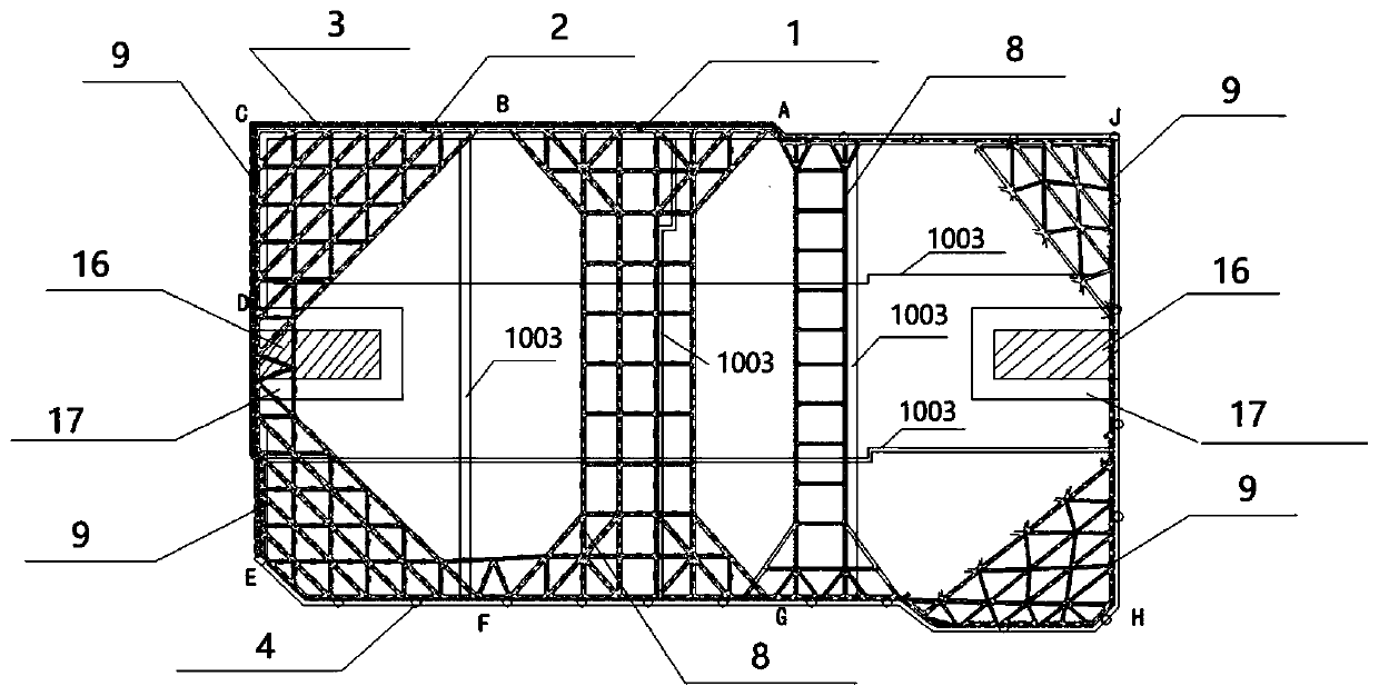 Synthetic system and method for sludge soil layer deep foundation pit supporting