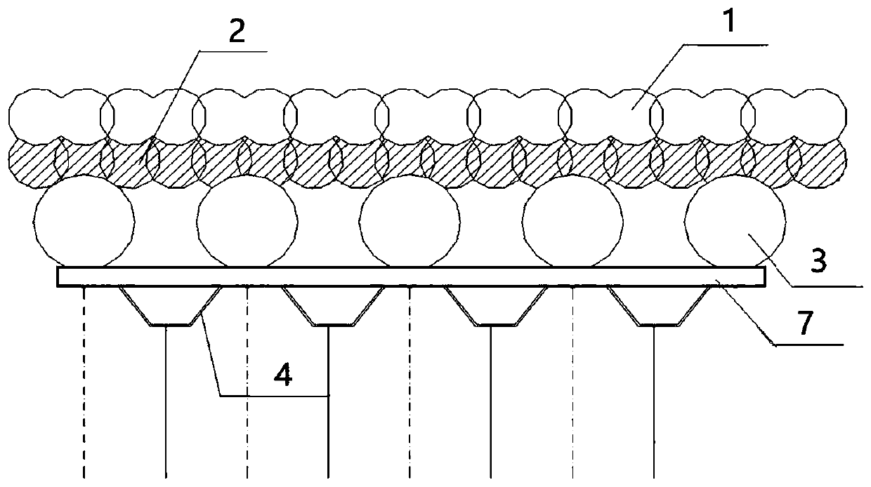Synthetic system and method for sludge soil layer deep foundation pit supporting
