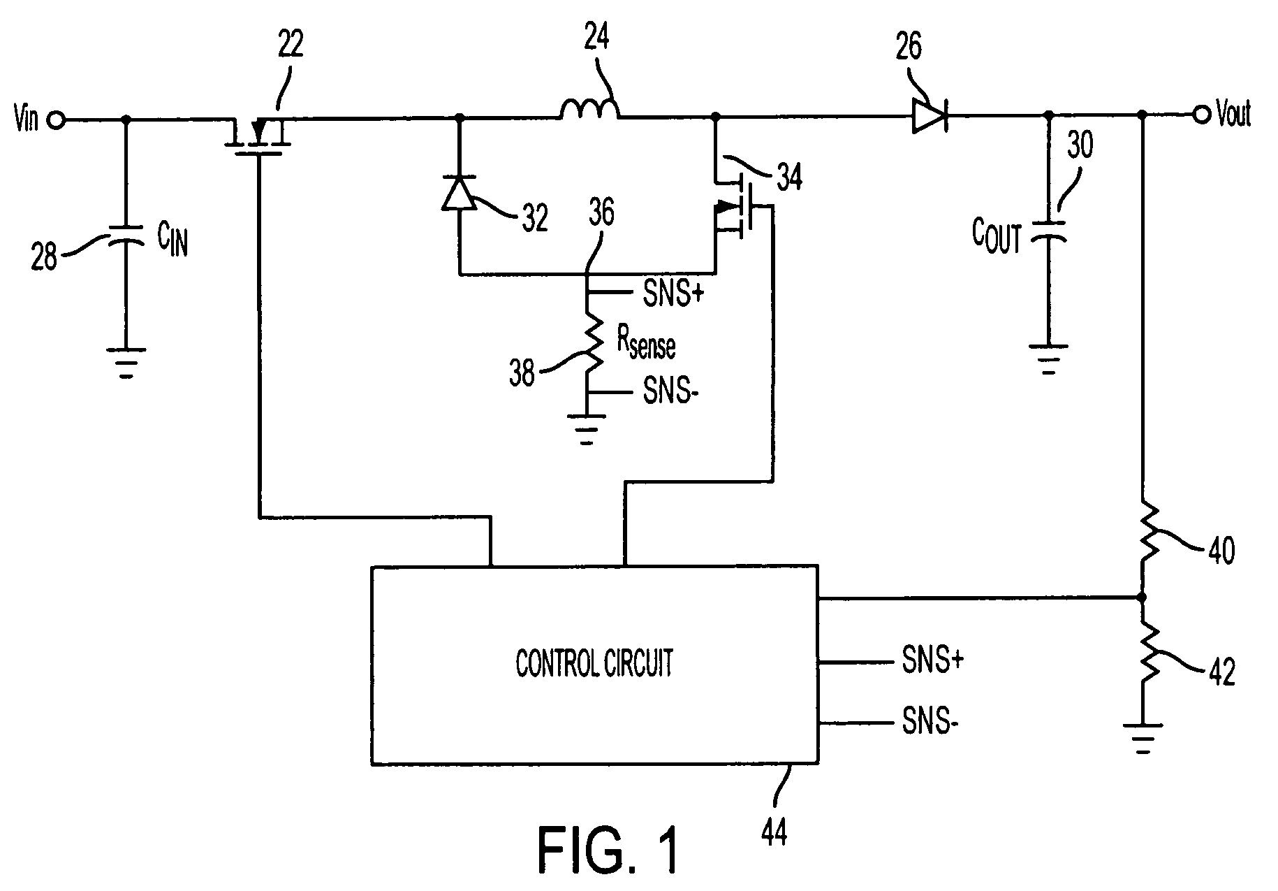 Variable frequency current-mode control for switched step up-step down regulators