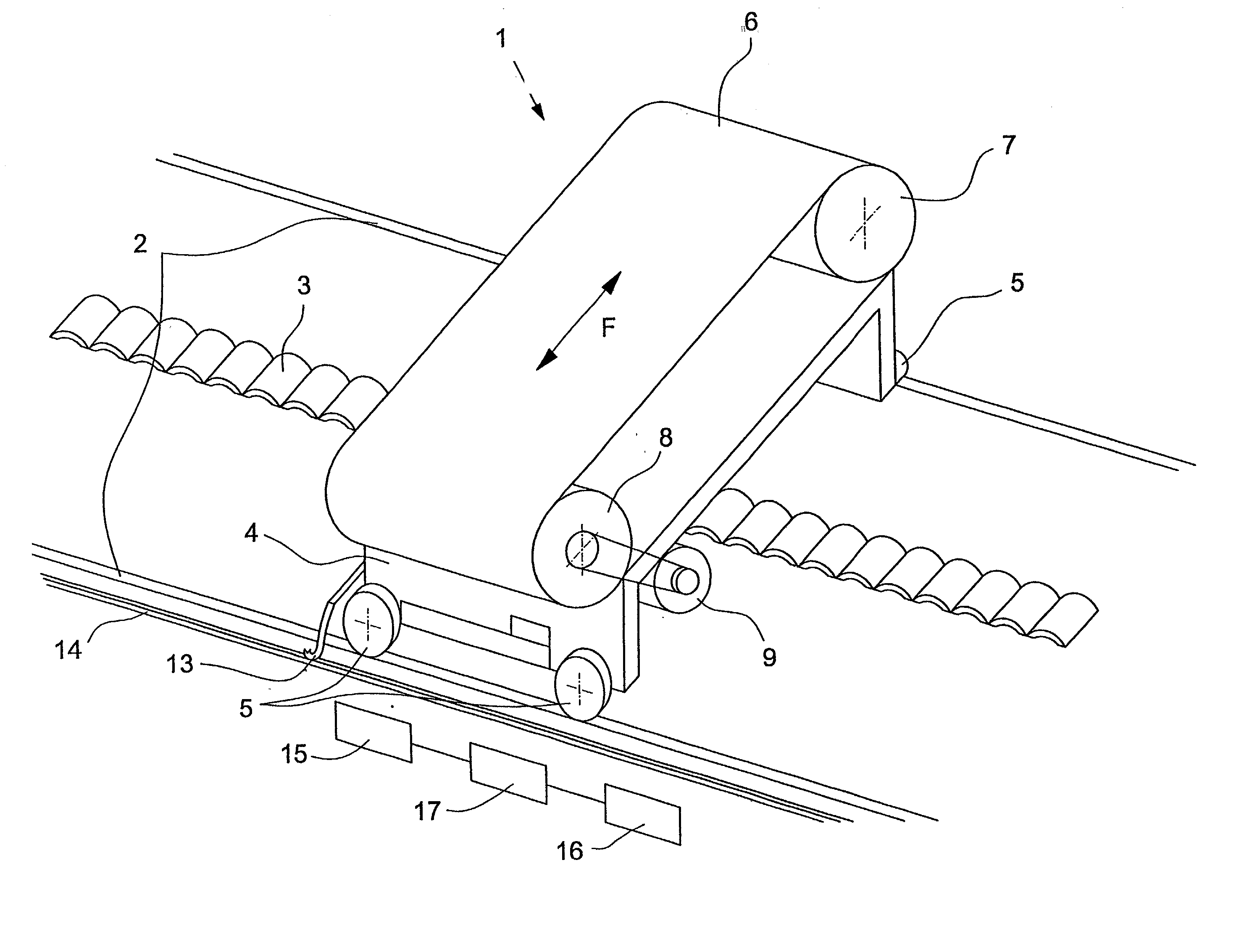 Equipment and method for activating and controlling sorting units in a sorting machine