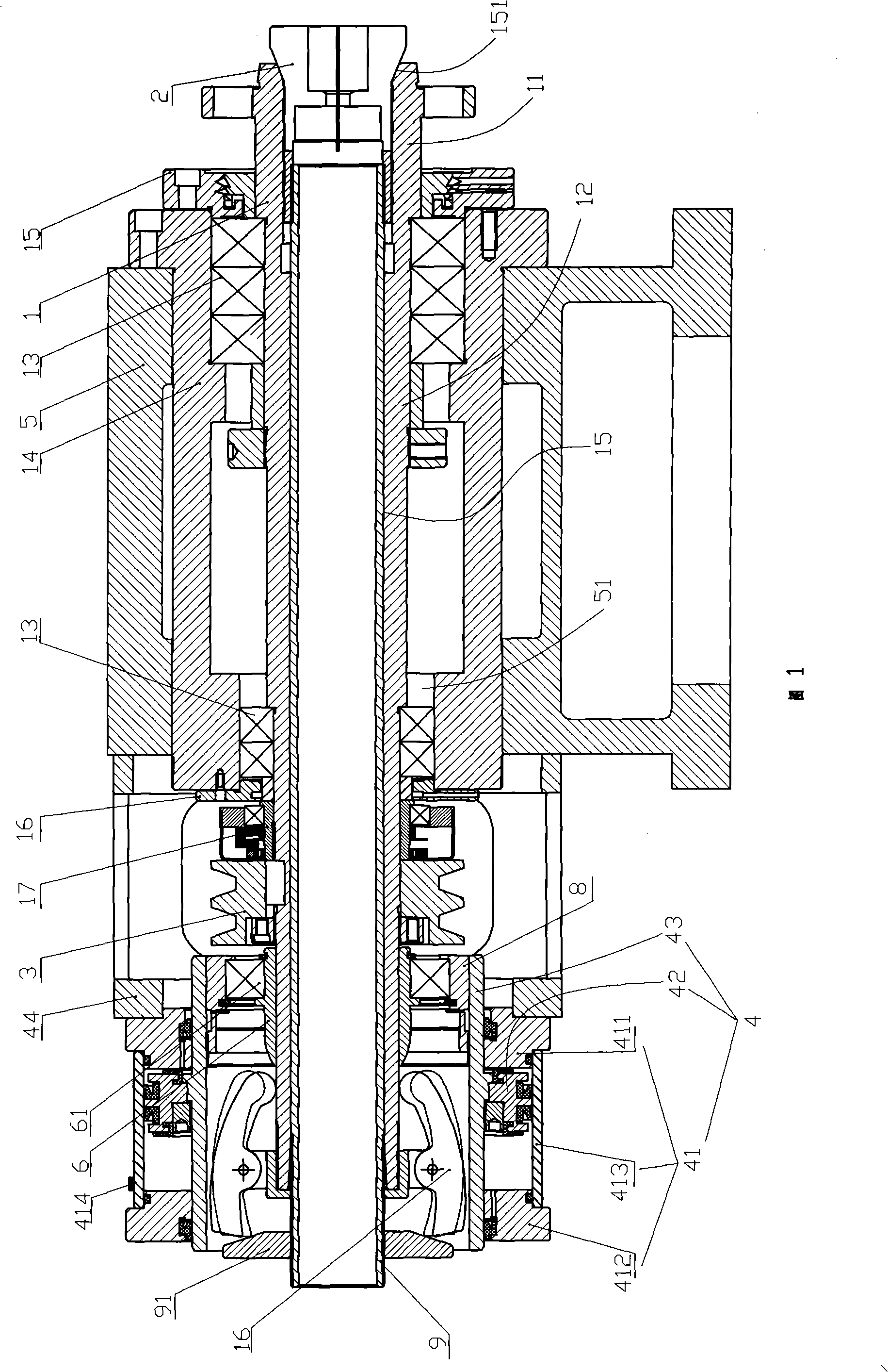Intelligent clamping device of numerically controlled machine tool