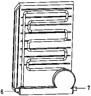 A water-cooled water-driven cooling charging pile