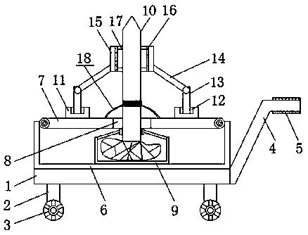 Convenient-to-move fixing device for seedling planting