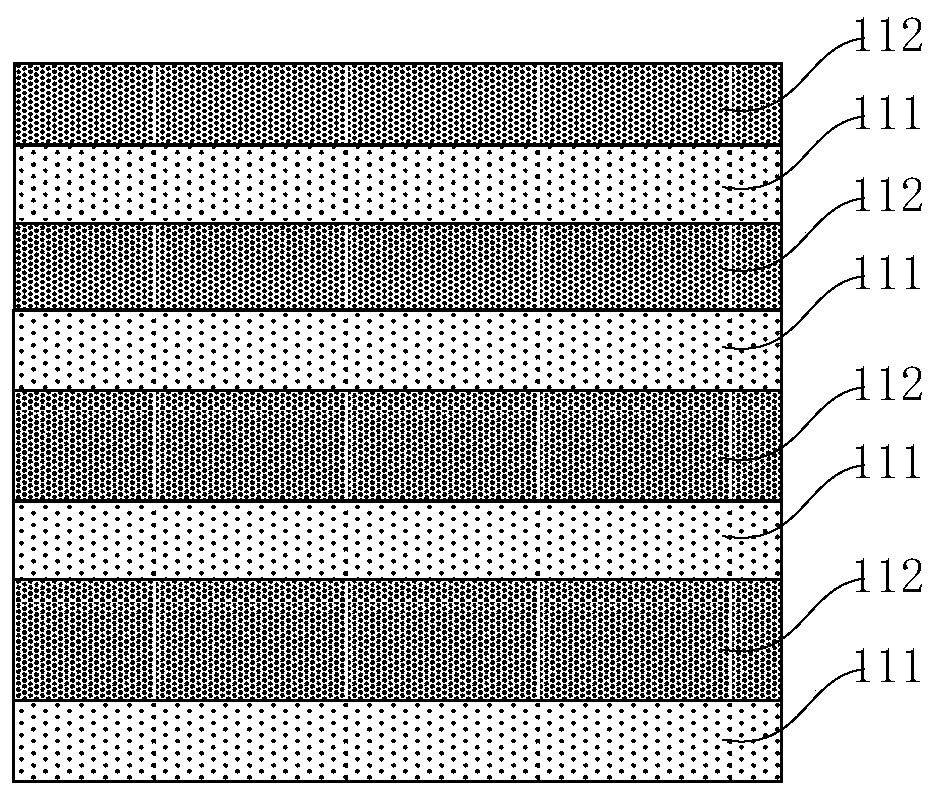 Laminated structure for three-dimensional memory, three-dimensional memory and preparation method thereof